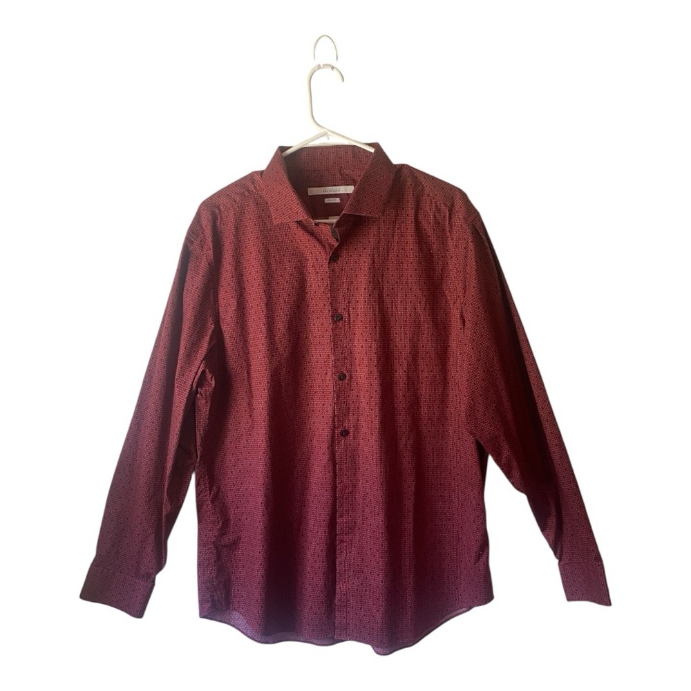 Perry Ellis Red Casual Button Down Shirt